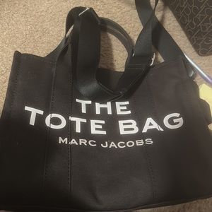 Marc Jacobs Medium Tote Bag in Canvas/Black